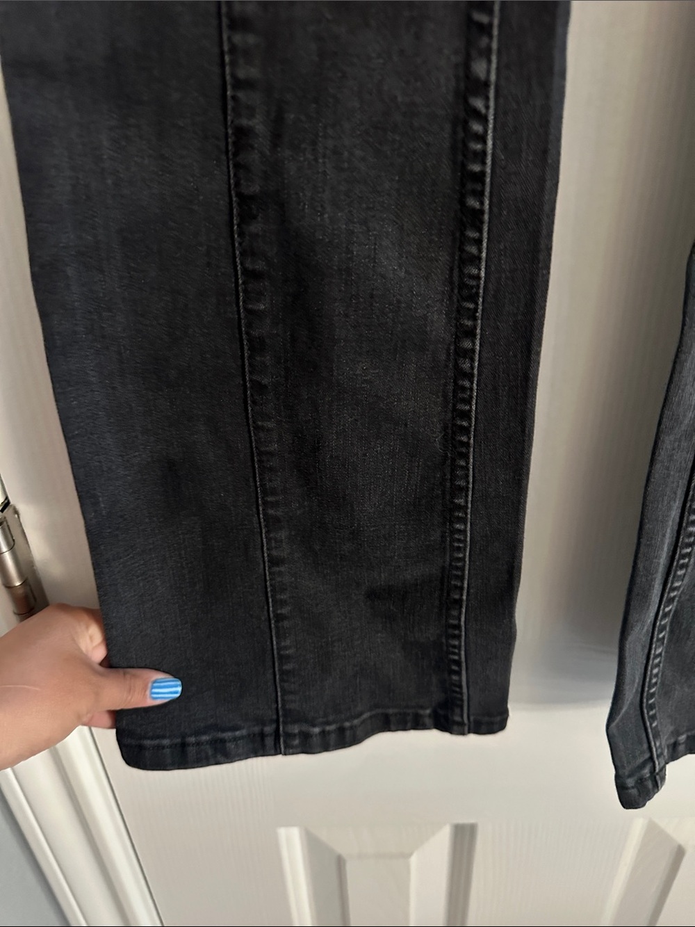 We The Free Black Flare Jeans Pull On Stretchy Women’s 26 Boho Western Festival - Picture 2 of 8